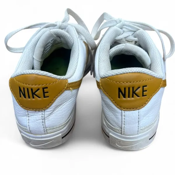 nike 6 Sneakers Tennis Shoes court next nature white gold swoosh Womens - Image 4