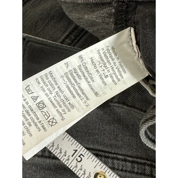 Madewell Womens‎ Lunar Wash Classic Straight Jeans Denim Size 28 Style J2054 - Image 9