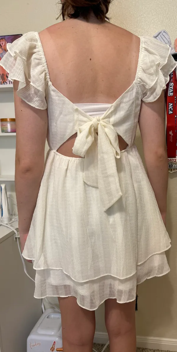 Altar’d State Dress Off White Size Medium  - Image 2