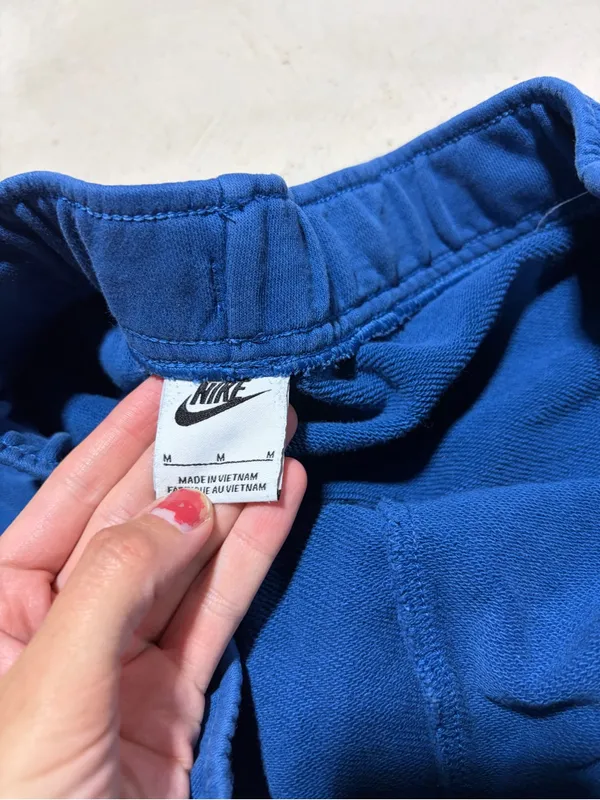 Nike Women's Blue Shorts Medium swoosh just do it - Image 5
