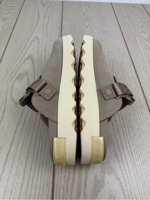 Sorel Women's Viibe Slip-On Strap Clog Flat 11M Omega Taupe Honey White $135 - Image 4