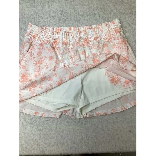 Puma Sandy Printed Skort‎ 16 Pink Fruit Rose Floral Golf Skirt XXL 629256 01 - Image 2