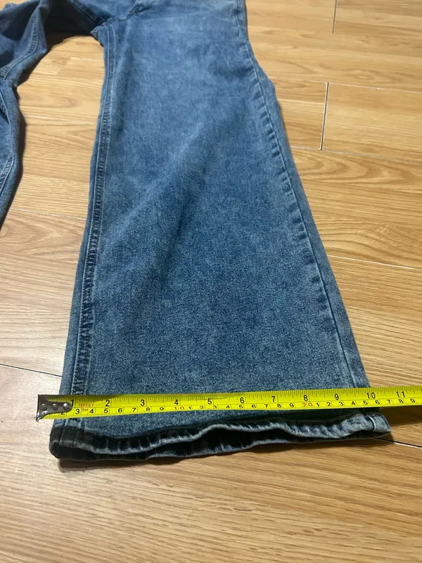 Steve Madden high rise wide leg denim acid wash jeans ladies/jr size 5 w stretch - Image 8