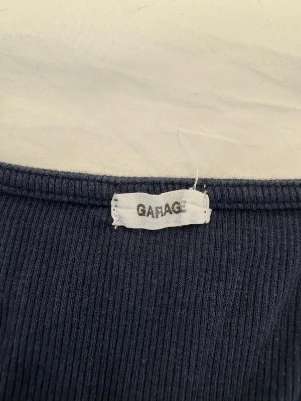 Garage Top Crop Short Sleeve blue - Image 2