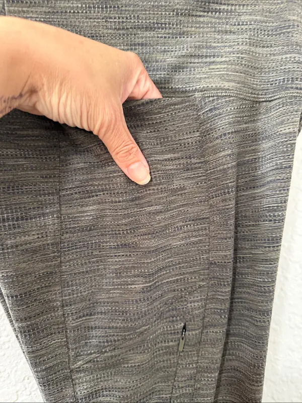 CALIA Hike Collection High-Waist Green/Heather Gray Leggings Size Large - Image 12