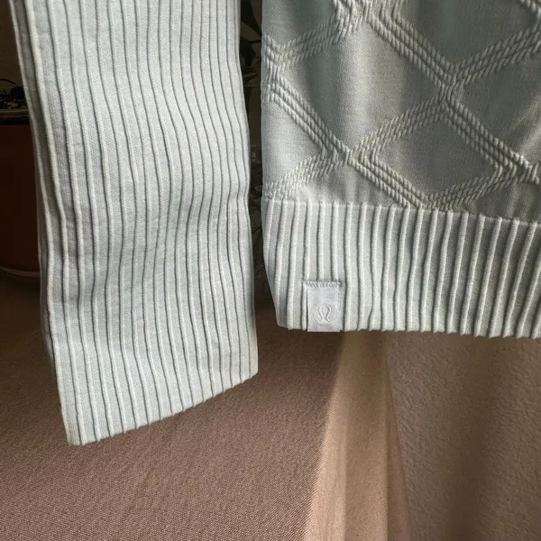 Lululemon Blue Longsleeve Rest Less Shirt - Image 7