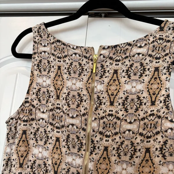 Cynthia Rowley Neutral Linen Dress Size‎ 6 - Image 4