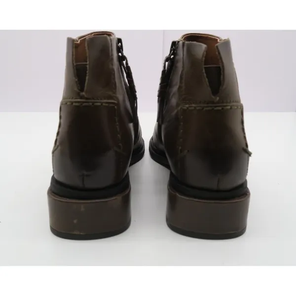 Sarto by Franco Sarto A-Nemi Olive Brown‎ Leather Ankle Boots Women 10M - Image 9