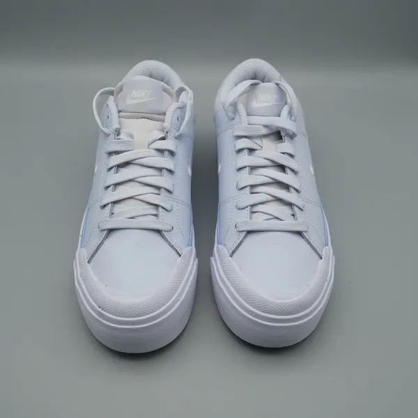 Nike Court Legacy Lift Womens 7.5 Light Blue Platform Sneaker FV5526-001 - Image 3