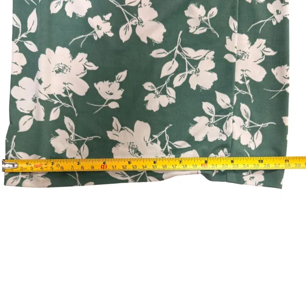 Baltic Born Margaux Wide‎ Leg Cinched Waist Dusty Green Floral Jumpsuit Small - Image 11