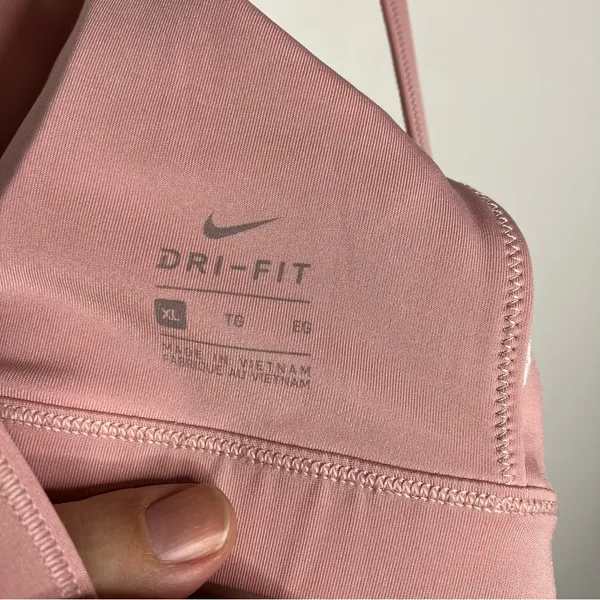 Nike Dri-fit sports bra light pink women’s‎ size XL athletic activewear casual - Image 7