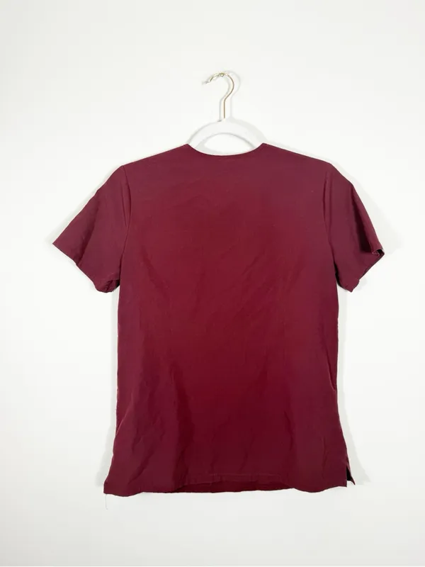 Figs FULL SET Burgundy Casma Scrub Top Kade Straight-Leg Scrub Pant FionLite - Image 8