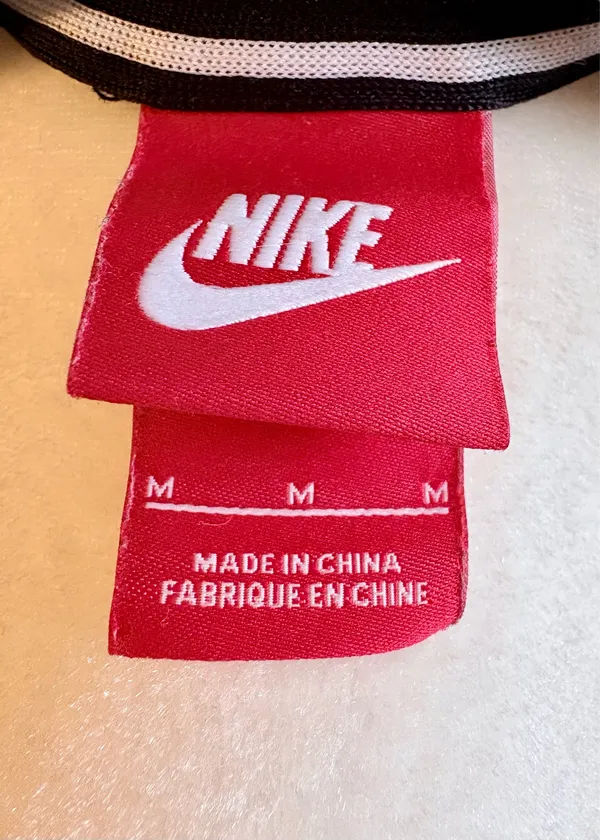 Nike Black Long Sleeves w Bold Pink Logo - Image 3