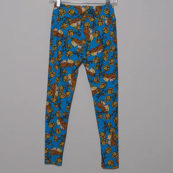 LuLaRoe Leggings in Beauty and the Beast Print – One Size - Image 5