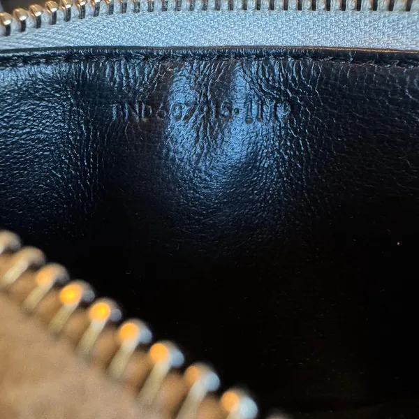 Saint Laurent YSL Cassandra Gray Leather Coin Purse Wallet - Image 11