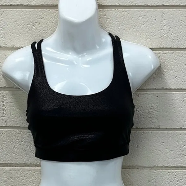 Lululemon Energy strappy black sports bra size 6 - Image 6