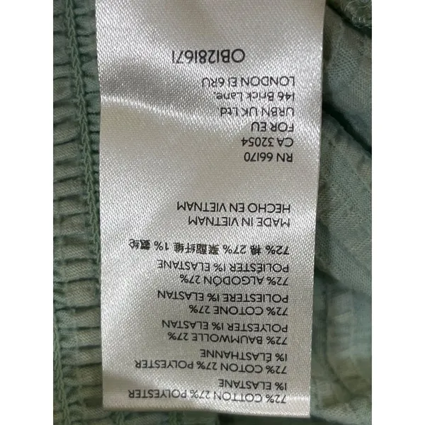 By Anthropologie Women's Mint Green Blouse Size L SKU 6308 - Image 7