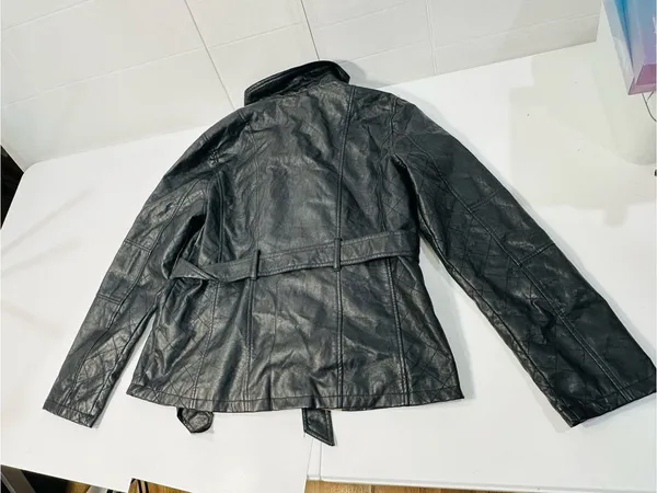 Dollhouse Black and Beige Military-Style Field Jacket - Image 5