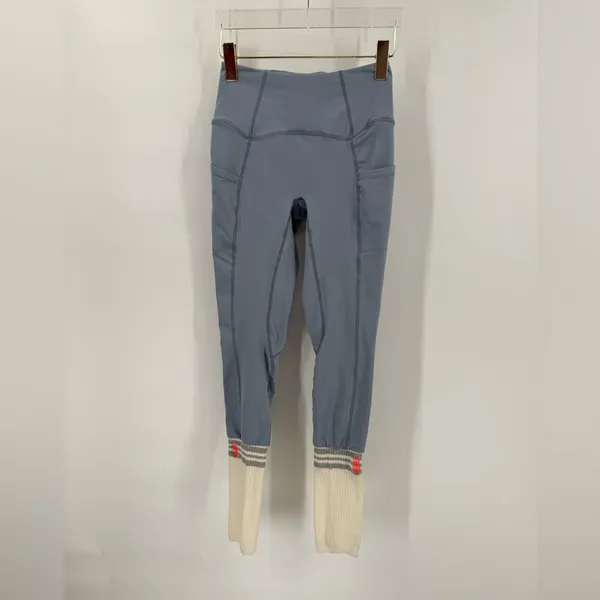 FP Movement by‎ Free People Sock It To Me Blue Leggings- Size XS - Image 5