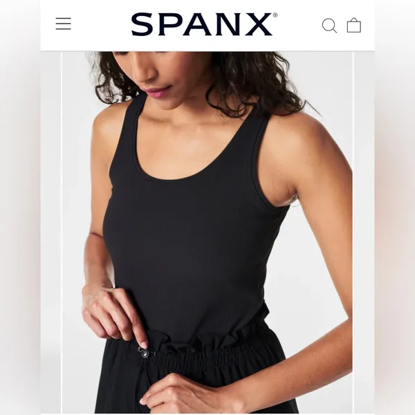 NWT Spanx Casual Fridays Cargo Maxi Dress in Black Sz XS‎ $168 - Image 4