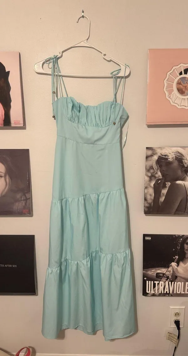 Fortunate One Maxi Dress Blue - Image 4