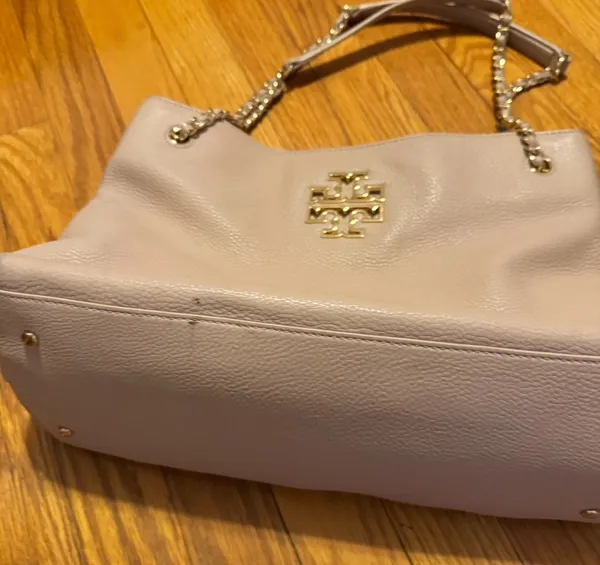 Tory Burch Bag Large Light Pink Gold - Image 6