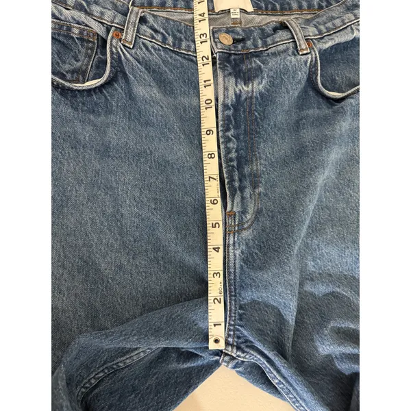 Reformation Women's Wes High Rise Wide Leg Jeans Blue Denim 32 - Image 8
