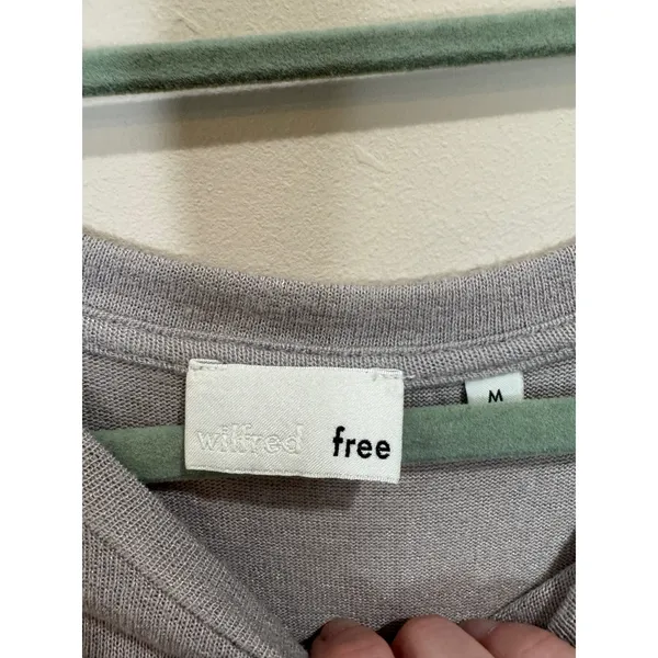 Wilfred Free Katz Dress Aritzia Gray Sz M - Image 4