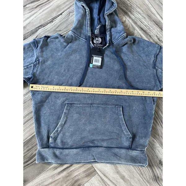 ALPHALETE Women’s Terry Oversized Hoodie - Blue Topaz ,Size Small - Image 4