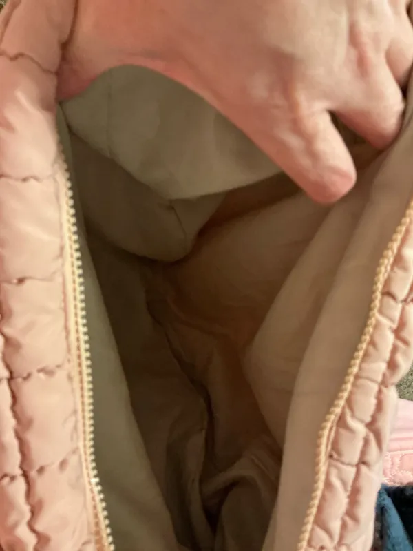 Quilted/puffy crossbody Pink - Image 3
