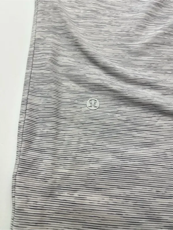 Lululemon On The Fly Pant *27" Womens 8‎ Grey White Athletic Athleisure W5BVFS - Image 4