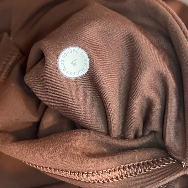 Lululemon Fast and Free High-Rise Tight 28" Non-Reflective Suede Brown Leggings - Image 7