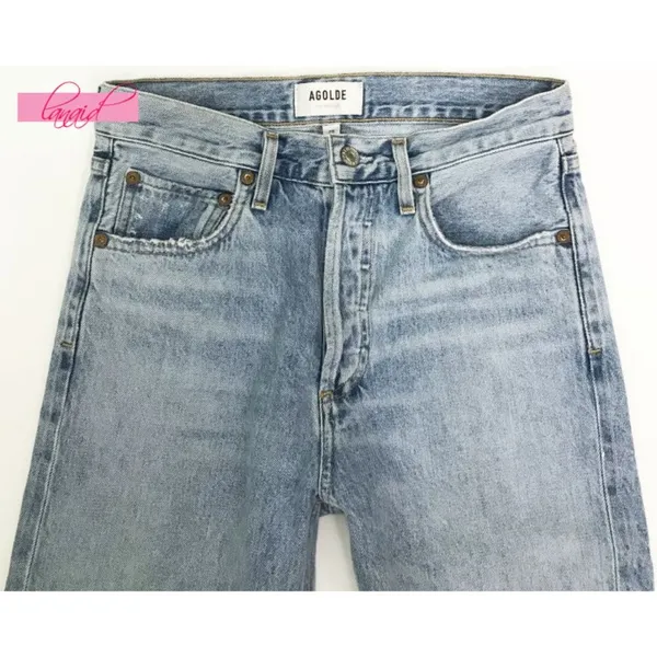 Jamie High Rise Shakedown Destroyed Distressed Hi-Waist Ripped Jeans 25 - Image 12