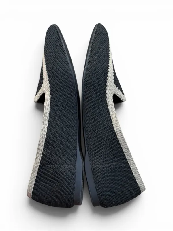 Birdies The Blackbird Flats Black Knit Heart Toe Size 7.5 Slip On Minimal Chic - Image 6