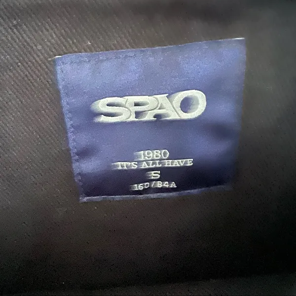 SPAO Y2K 90s Black Denim Vibe Coverall Dress Overall Dress Front Pocket Small - Image 4