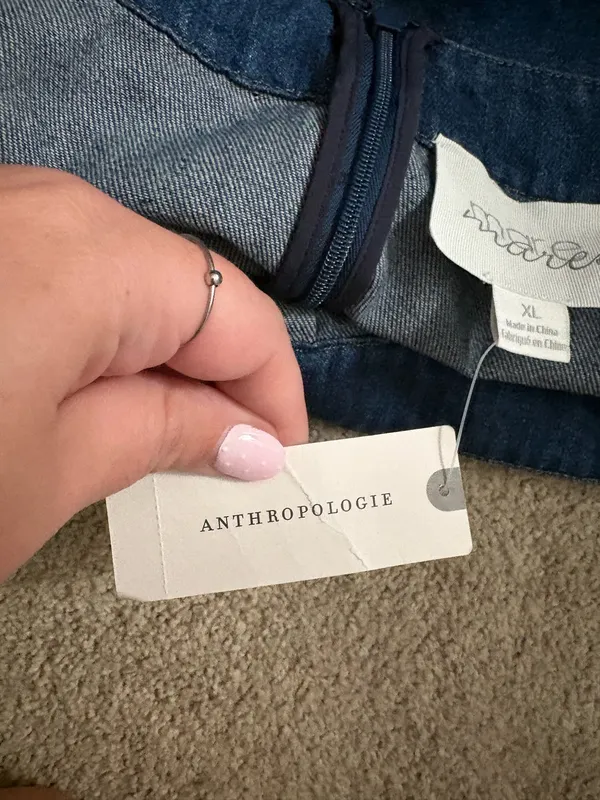 Anthropologie Jean Skirt - Image 4