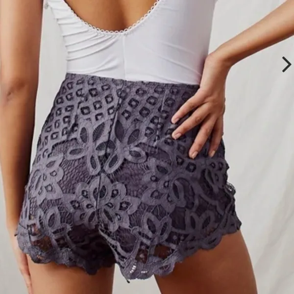 Free people Adella Shorts In charcoal - Image 3
