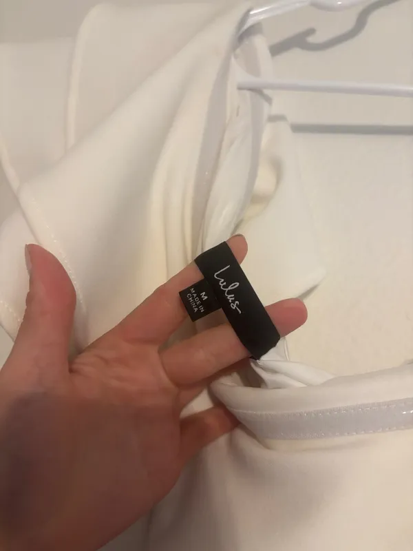Lulus White One-Shoulder Dress Mini - Image 5
