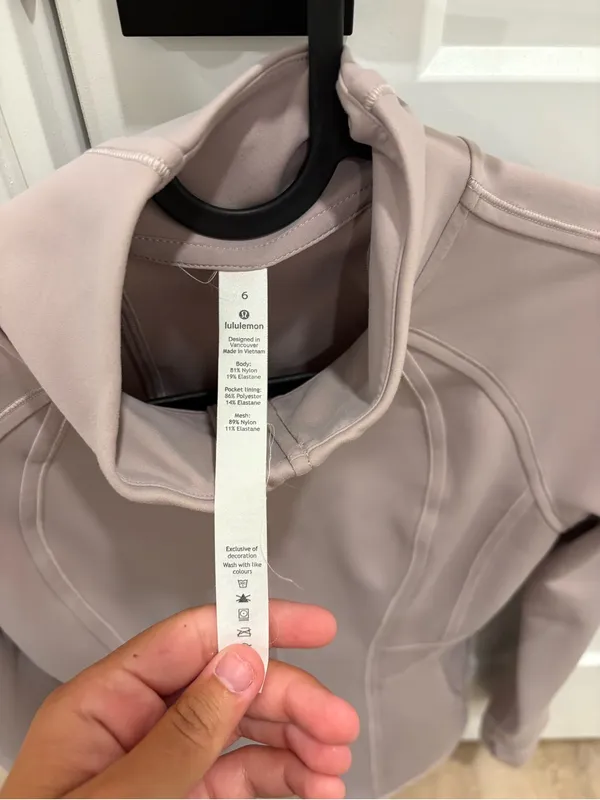 Lululemon In Profile Jacket in Smoky Blush Size 6 - Image 4