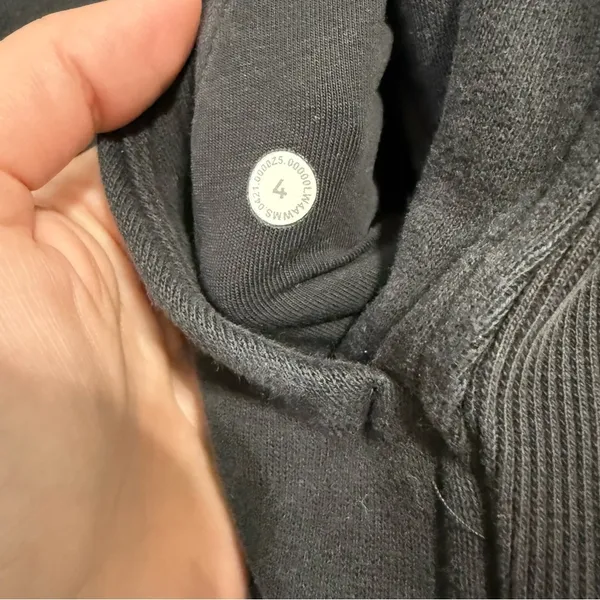 Lululemon Black Zip Up Scuba Jacket Size Small - Image 5