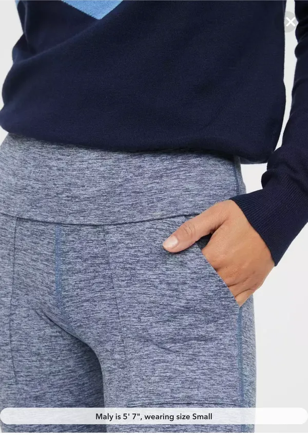 Aerie XXS REGULAR OFFLINE By The Hugger High Waisted Foldover Flare Legging - Image 7