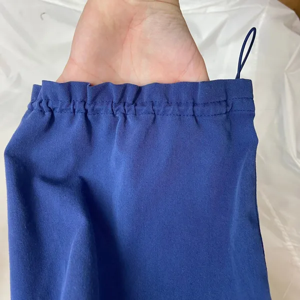 WINK W123 women's blue pull on adjustable stretch scrubs‎ pants medical uniform - Image 5