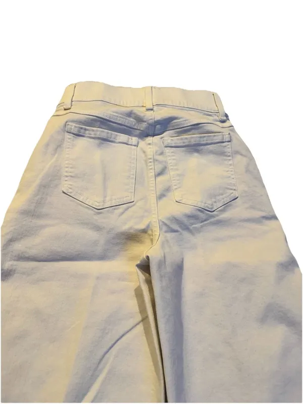 Spanx Seamed Front Wide Leg S Hi Rise White, Size XS No Zipper No Front Pockets - Image 16
