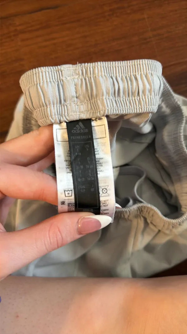 Grey Adidas Shorts Athletic - Image 3
