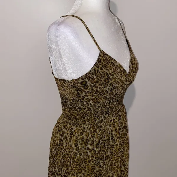 90’s vintage cheetah print maxi dress - Image 8