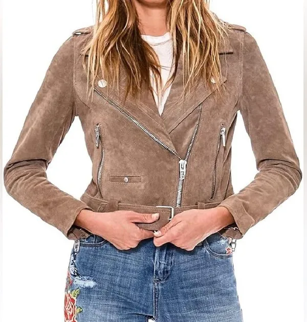 BlankNYC Suede Moto Jacket - Image 5