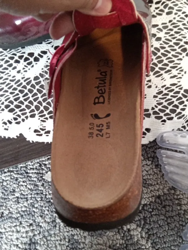 Betula By Birkenstock Glossy Adjustable Strap Ombre Walking Comfort Womens 7 - Image 6