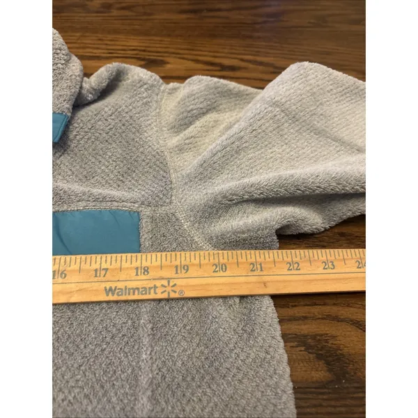 Patagonia Women's XL Re-Tool Snap-T Pullover Fleece Jacket‎ Gray/Teal~EUC - Image 9