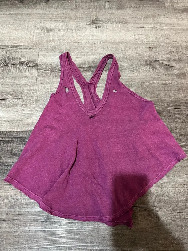 FREE PEOPLE We The Free Karri Swing Tank in Dahlia Mauve - Image 3