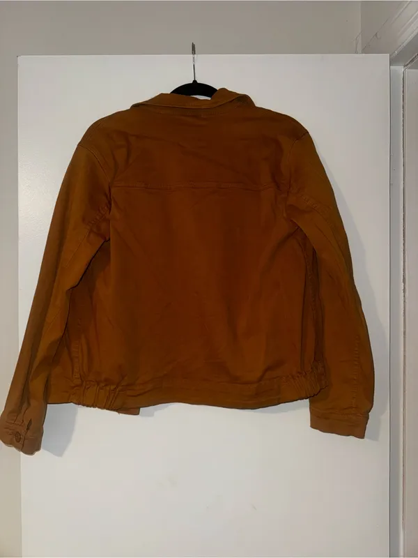 Sanctuary Women's Rust Button-Front Utility Jacket Size Medium - Image 8